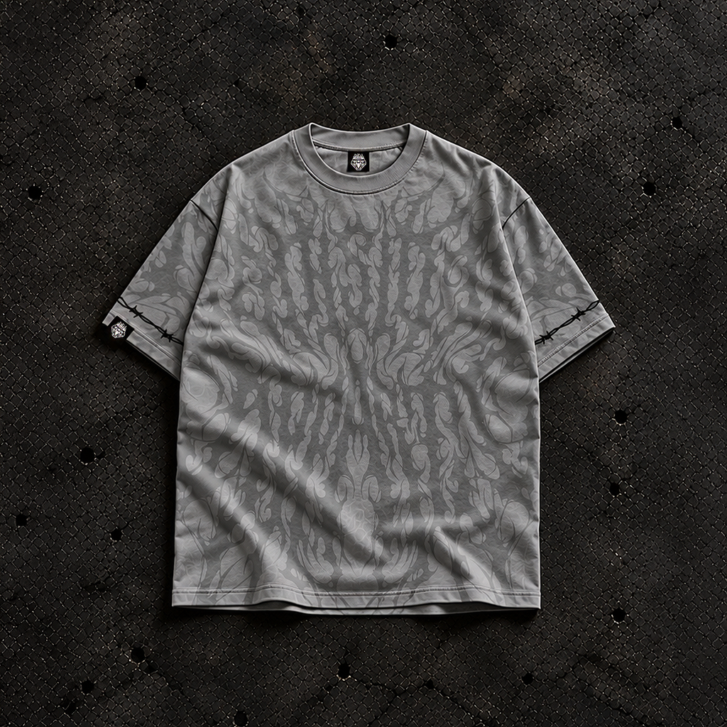 Barbed Sleeves / Oversized Grey