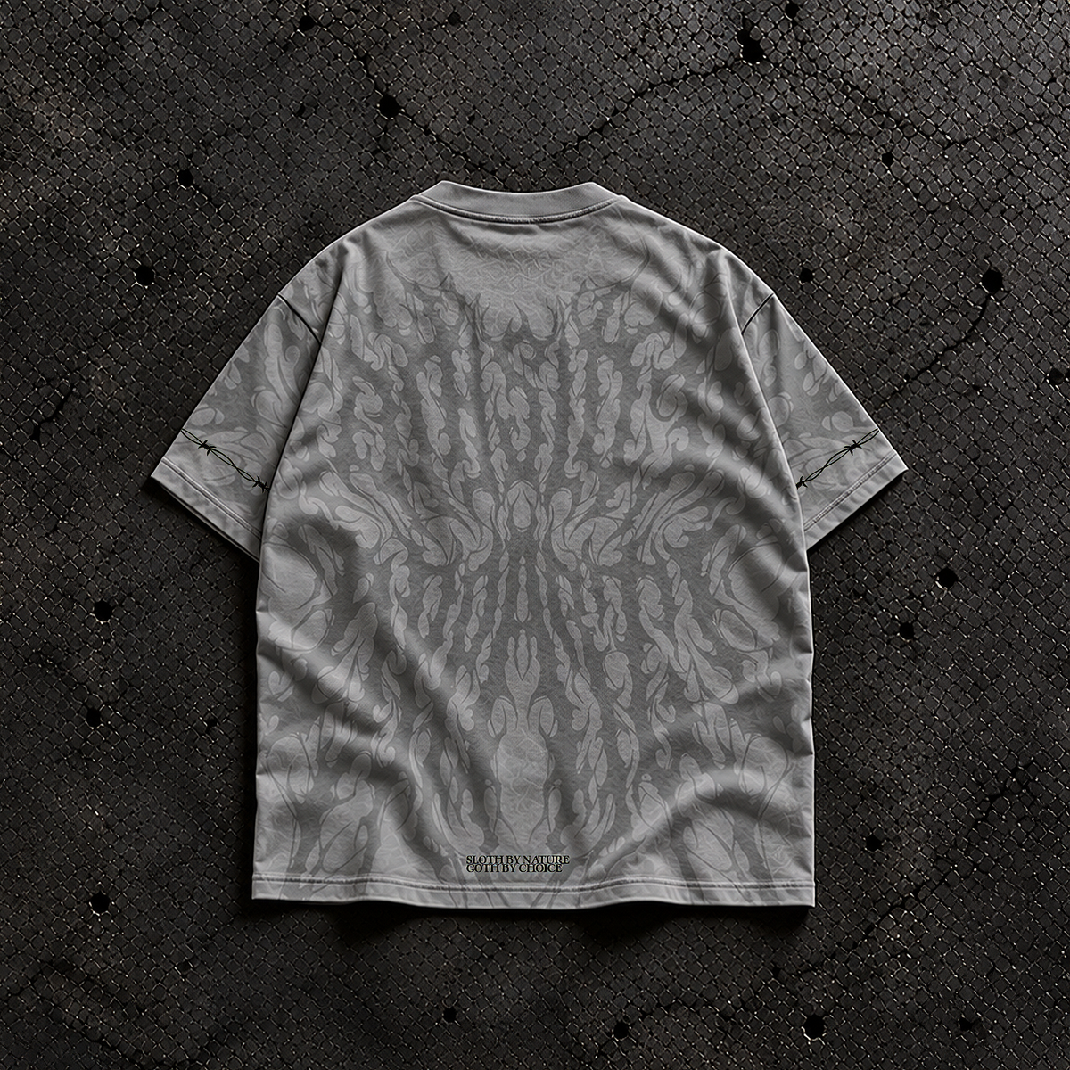 Barbed Sleeves / Oversized Grey