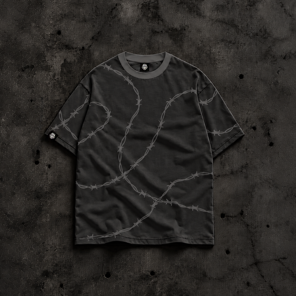 Barbed Wire / Oversized Grey