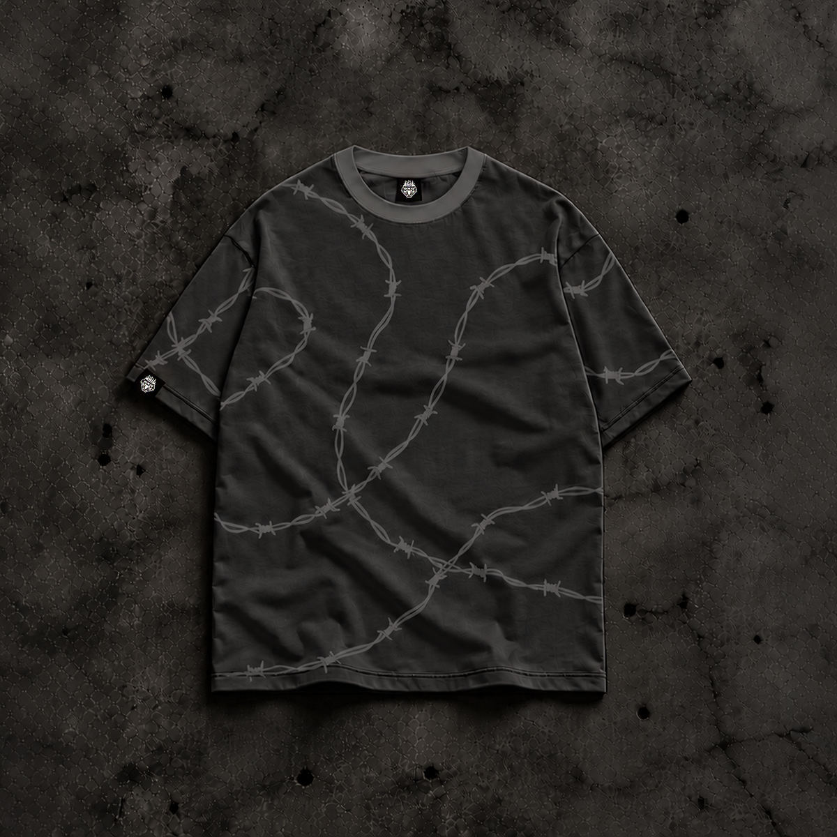 Barbed Wire / Oversized Grey