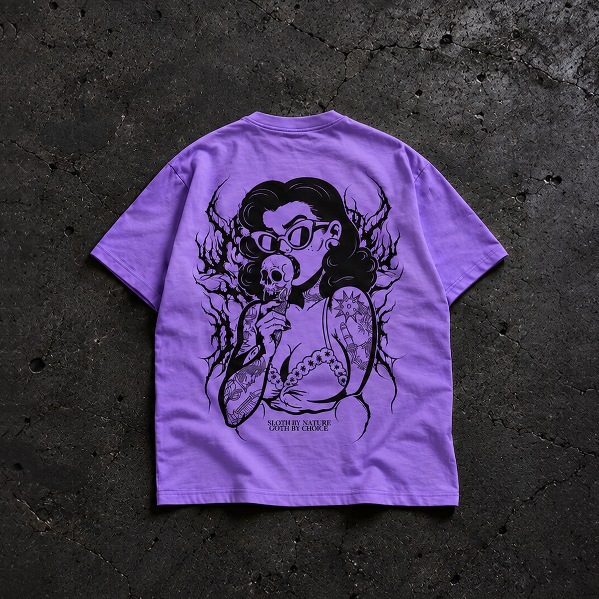 Lady Ice Cream / Oversized Purple